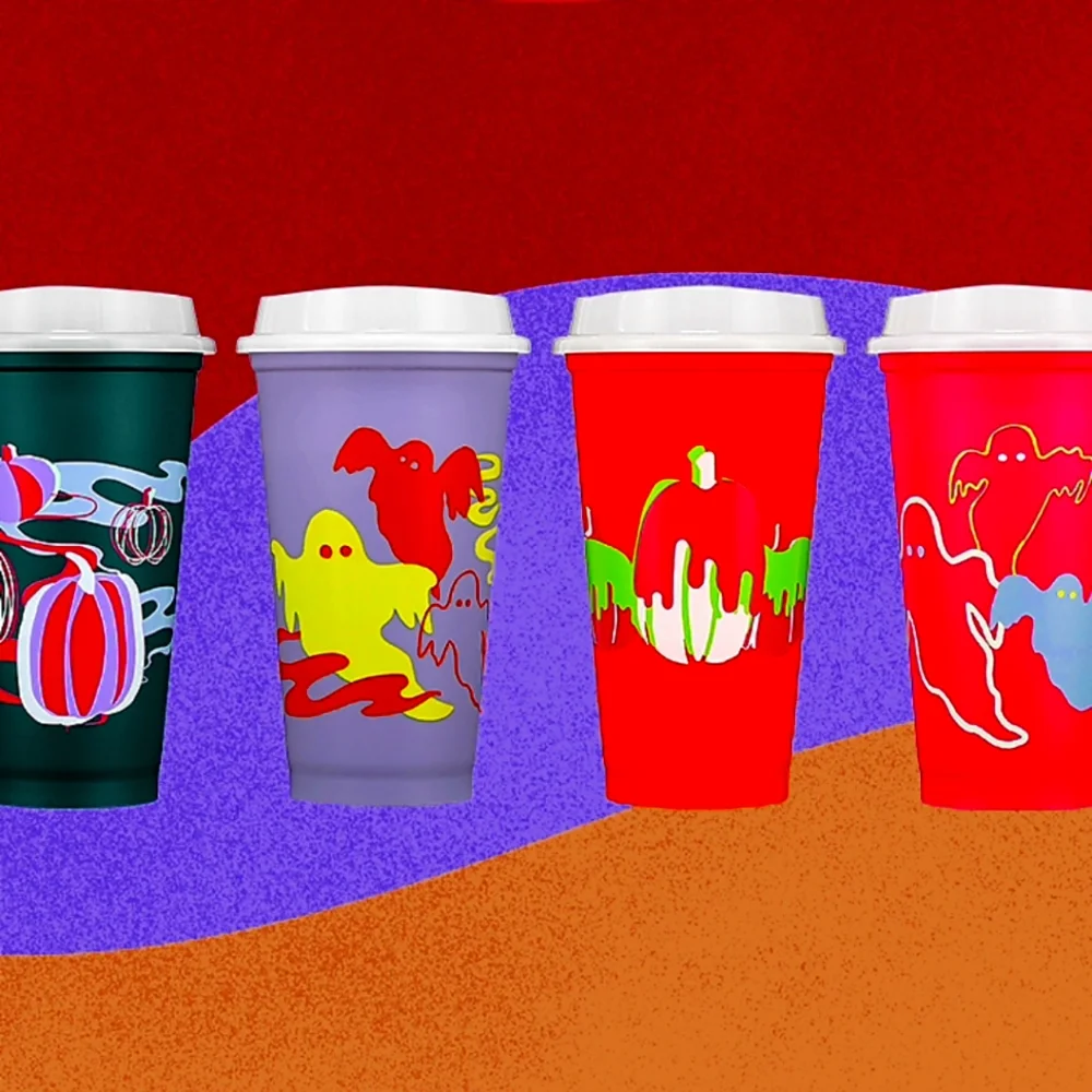Starbucks Halloween Reusable Hot Cup 6 Pack